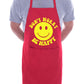 Adult Be Happy BBQ Cooking Funny Novelty Apron