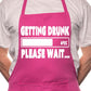 Getting Drunk Party BBQ Cooking Apron