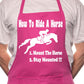 How To Ride A Horse Pony BBQ Cooking Apron