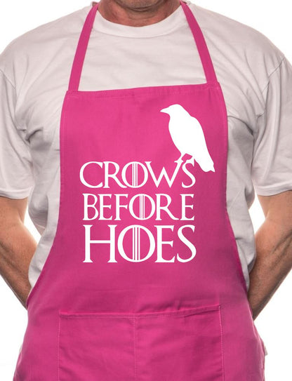 Crows Before Hoes Game Of Thrones BBQ Cooking Apron