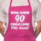 90th Birthday Who Knew 90 BBQ Cooking Apron