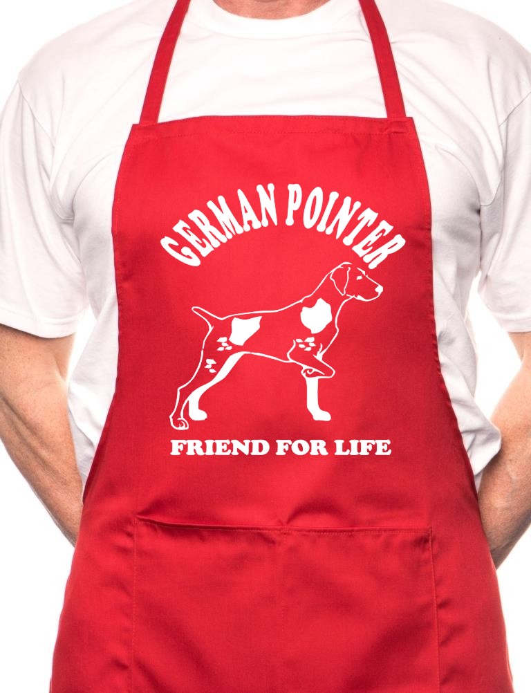 German Pointer Dog Lover Gift BBQ Cooking Apron