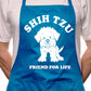 Adult Shih Tzu Dog Lover Gift BBQ Cooking Funny Novelty Apron