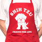 Adult Shih Tzu Dog Lover Gift BBQ Cooking Funny Novelty Apron