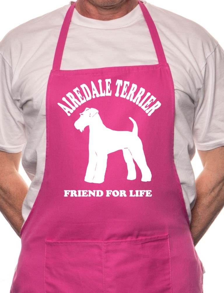 Airedale Terrier Dog Lover Gift BBQ Cooking Apron