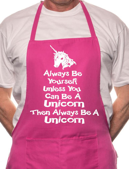 Always Be Yourself Unicorn BBQ Cooking Apron