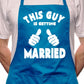 This Guy Going Is Getting Married BBQ Cooking Apron