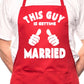 This Guy Going Is Getting Married BBQ Cooking Apron