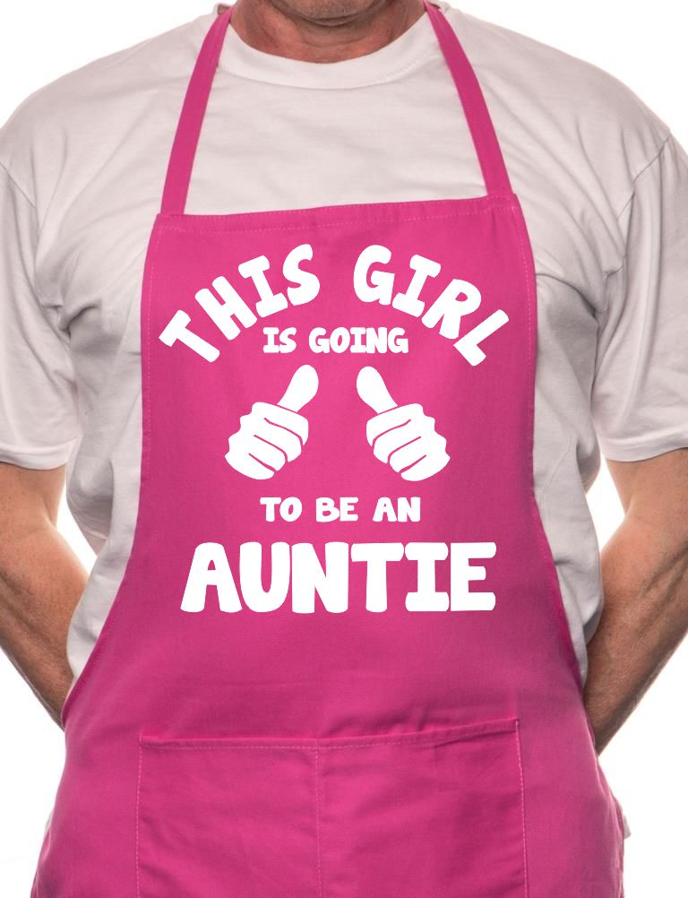This Girl Going To Be Auntie BBQ Cooking Apron