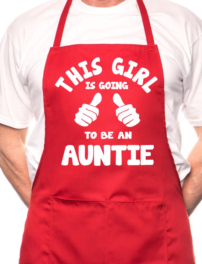 This Girl Going To Be Auntie BBQ Cooking Apron