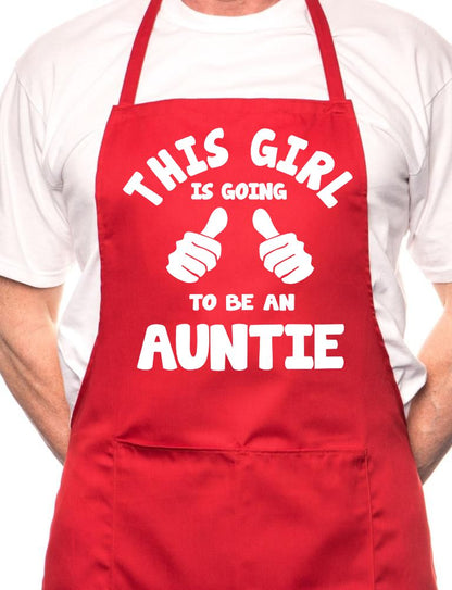 This Girl Going To Be Auntie BBQ Cooking Apron