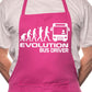 Adult Evolution Of Bus Driver BBQ Cooking Funny Novelty Apron