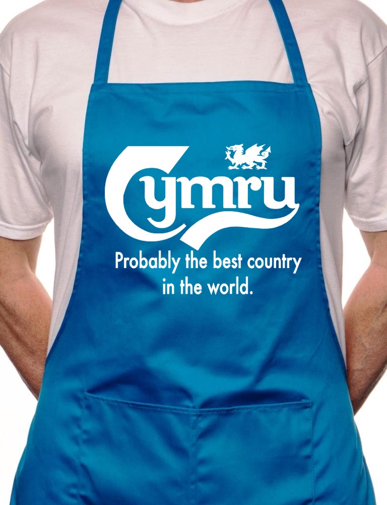 Adult Cymru Wales Best Country BBQ Cooking Funny Novelty Apron