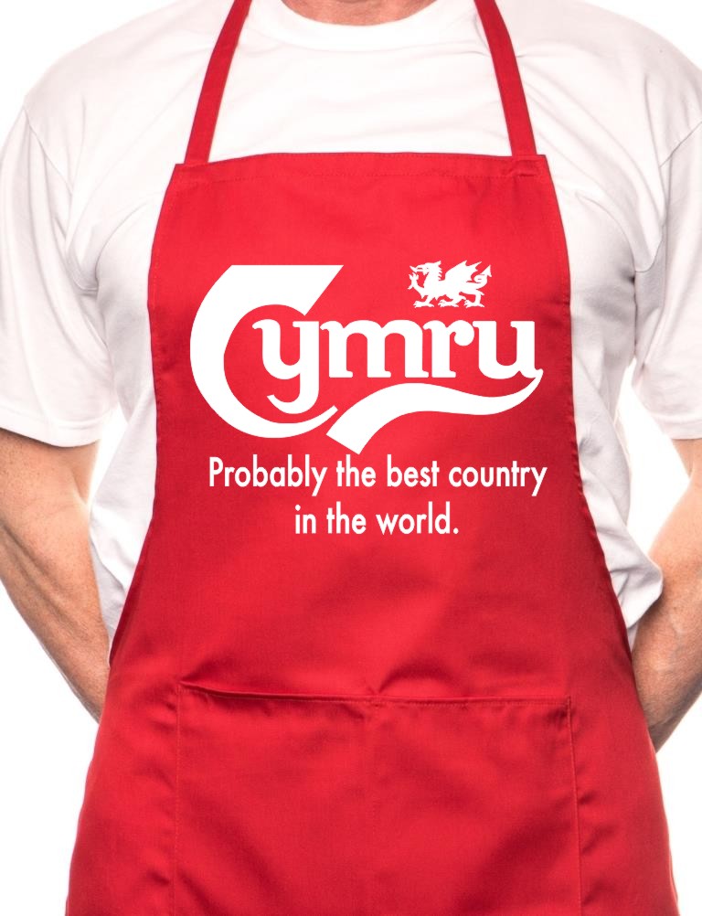 Adult Cymru Wales Best Country BBQ Cooking Funny Novelty Apron