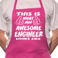 Awesome Engineer Looks Like BBQ Cooking Apron