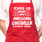 Awesome Engineer Looks Like BBQ Cooking Apron
