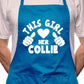 This Girl Loves Her Collie Dog BBQ Cooking Apron