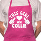 This Girl Loves Her Collie Dog BBQ Cooking Apron