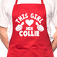 This Girl Loves Her Collie Dog BBQ Cooking Apron