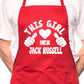 This Girl Loves Her Jack Russell Dog BBQ Cooking Apron