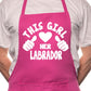 This Girl Loves Her Labrador Dog BBQ Cooking Apron