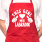 This Girl Loves Her Labrador Dog BBQ Cooking Apron
