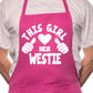 Adult This Girl Loves Her Westie Dog BBQ Cooking Funny Novelty Apron