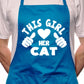 This Girl Loves Her Cat BBQ Cooking Apron
