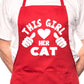 This Girl Loves Her Cat BBQ Cooking Apron