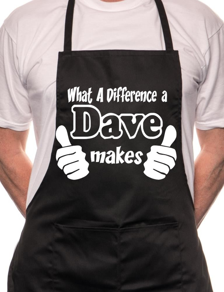Adult Dave BBQ Cooking Funny Novelty Apron