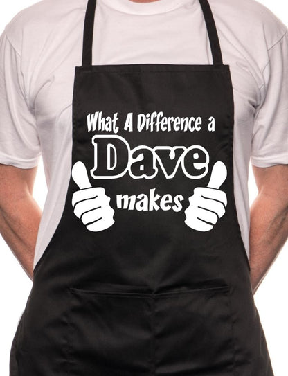 Adult Dave BBQ Cooking Funny Novelty Apron