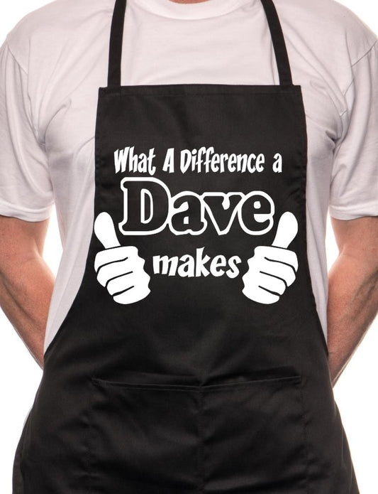 Adult Dave BBQ Cooking Funny Novelty Apron