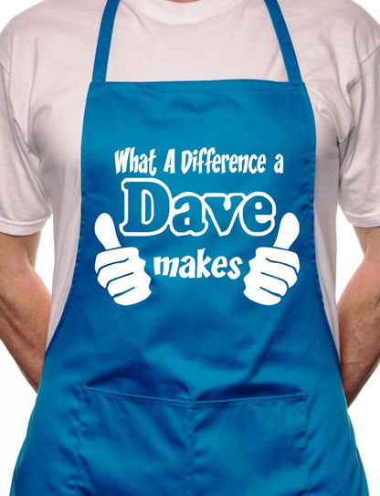 Adult Dave BBQ Cooking Funny Novelty Apron