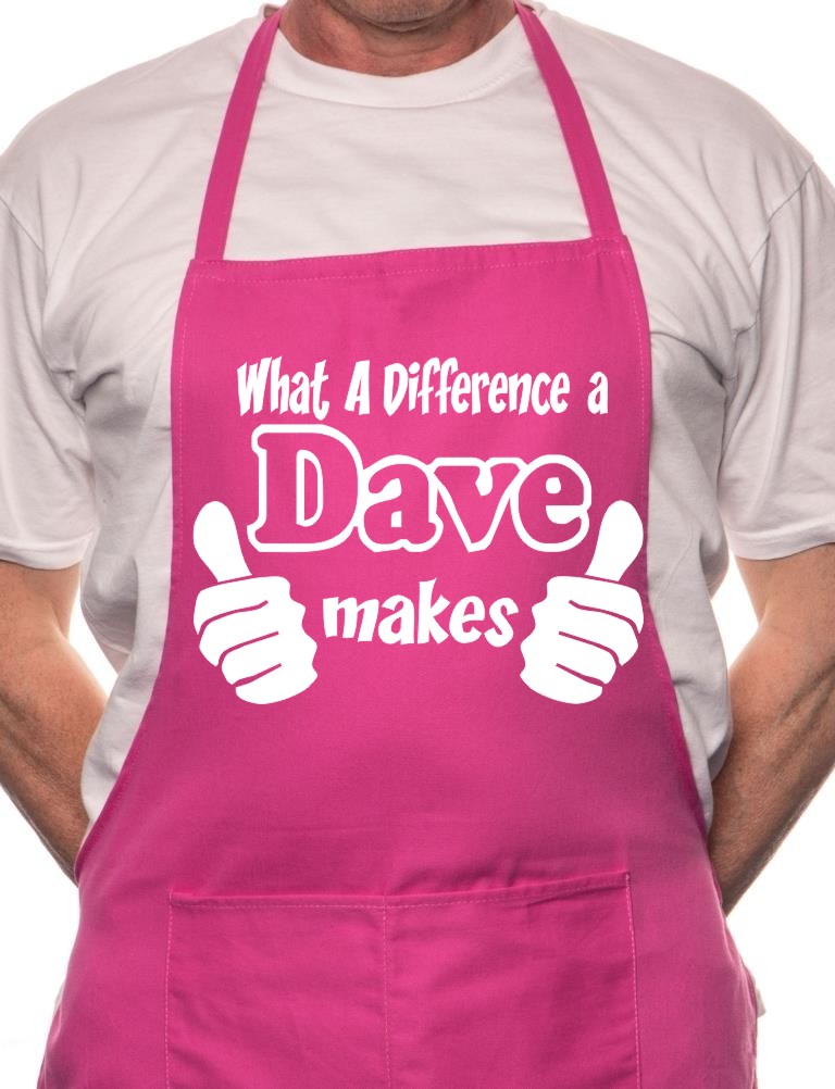 Adult Dave BBQ Cooking Funny Novelty Apron