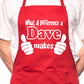 Adult Dave BBQ Cooking Funny Novelty Apron