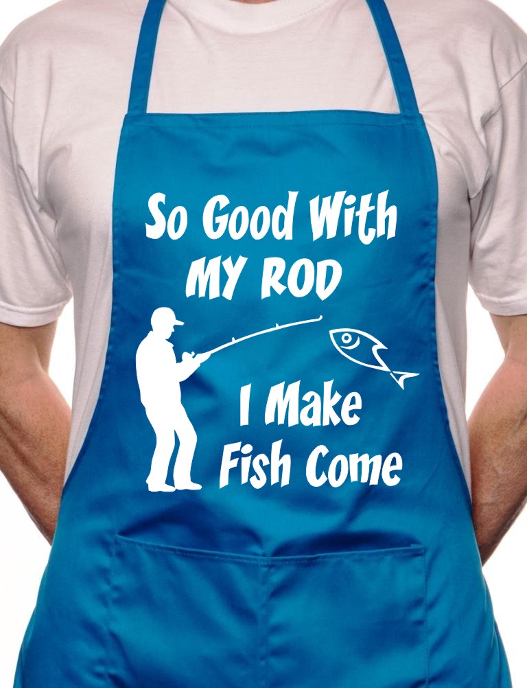 Adult So Good With My Rod Fishing BBQ Cooking Funny Novelty Apron