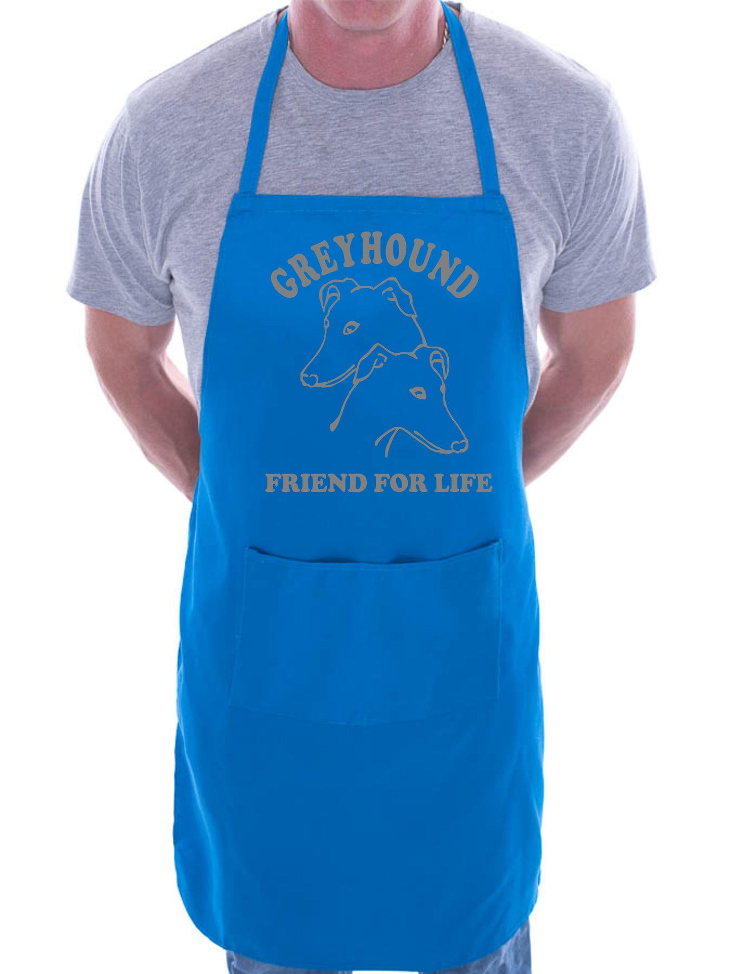 Greyhound Dog Lover Gift BBQ Cooking Apron