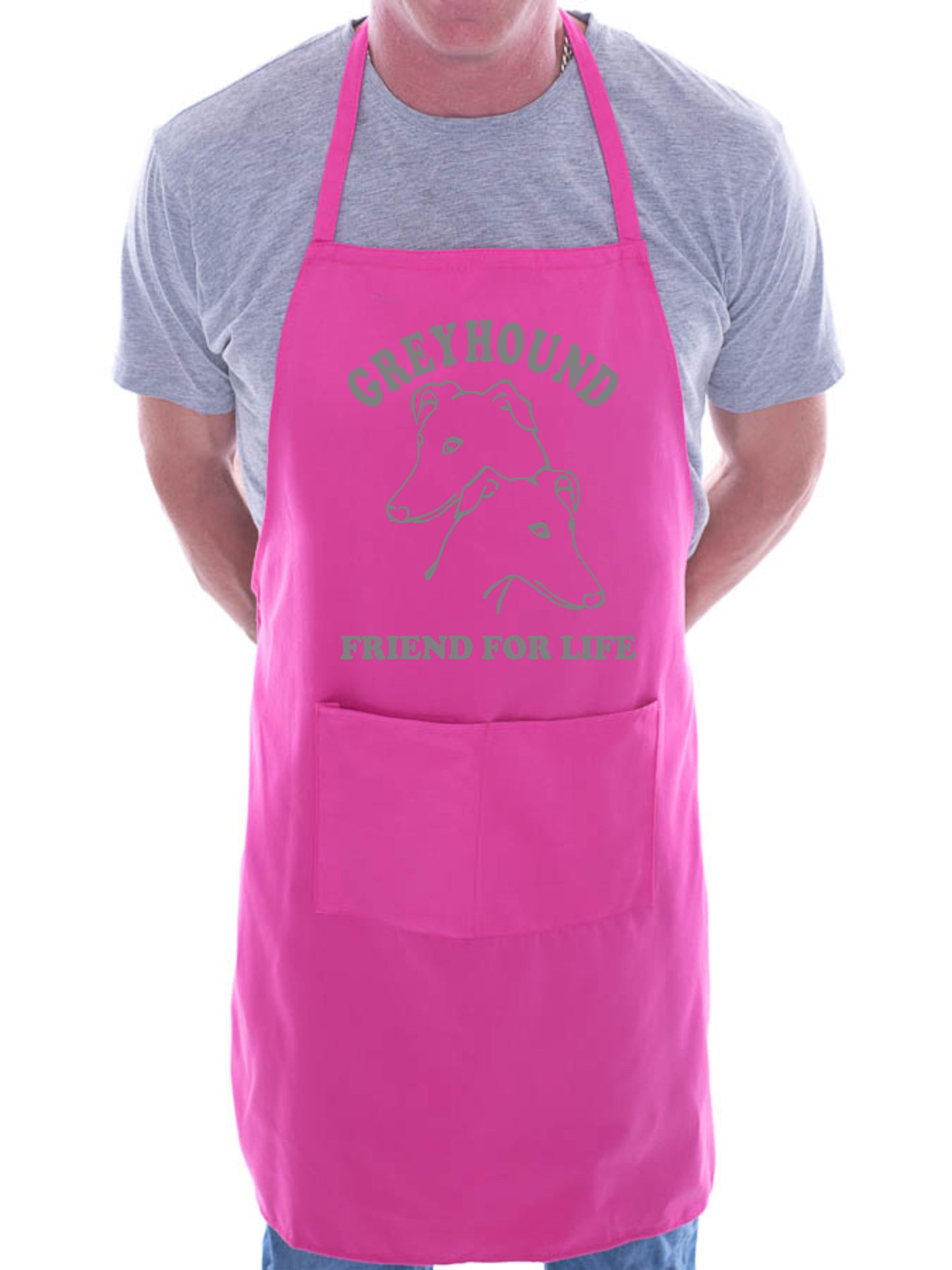 Greyhound Dog Lover Gift BBQ Cooking Apron