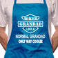 Biker Grandad BBQ Cooking Apron