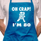 Oh Crap I'm 80 Ladies Birthday BBQ Cooking Apron