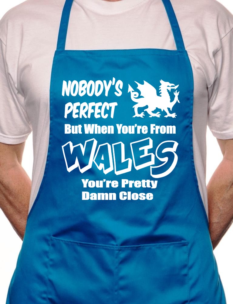Wales Welsh Perfect BBQ Cooking Apron