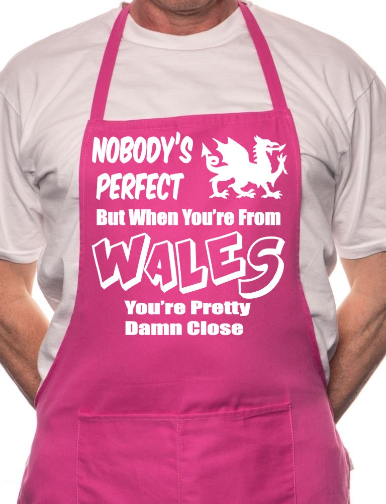 Wales Welsh Perfect BBQ Cooking Apron