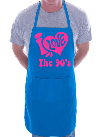 Adult I Love The 90's Retro Music BBQ Cooking Funny Novelty Apron