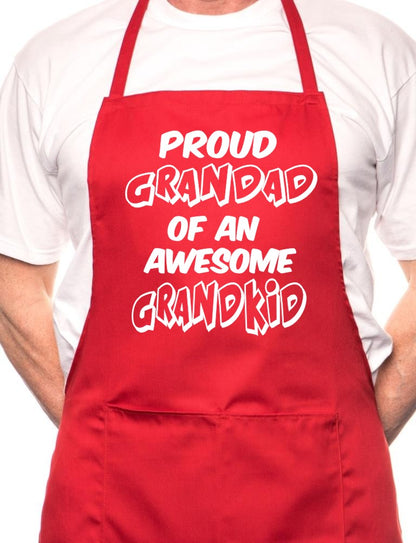 Proud Grandad 1 Grandkid BBQ Cooking Apron