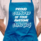 Adult Proud Grandad 4 Grandkids BBQ Cooking Funny Novelty Apron