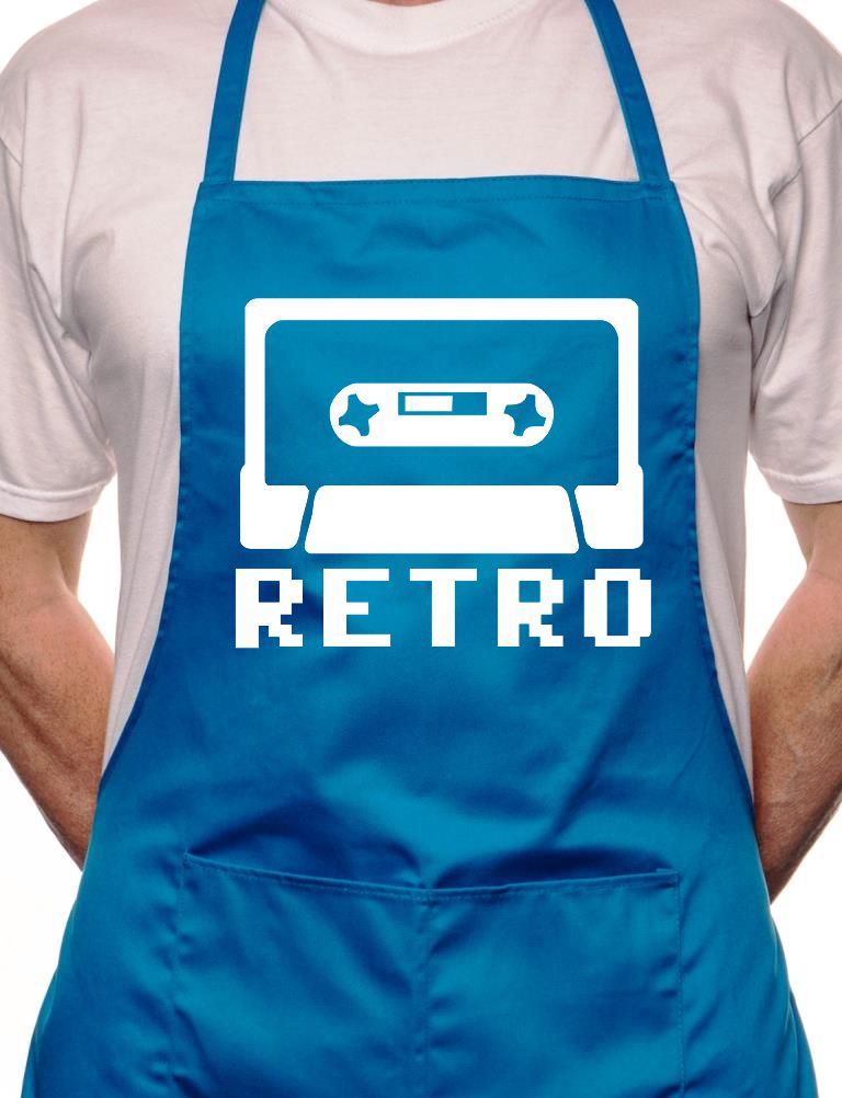 Retro Music BBQ Cooking Apron