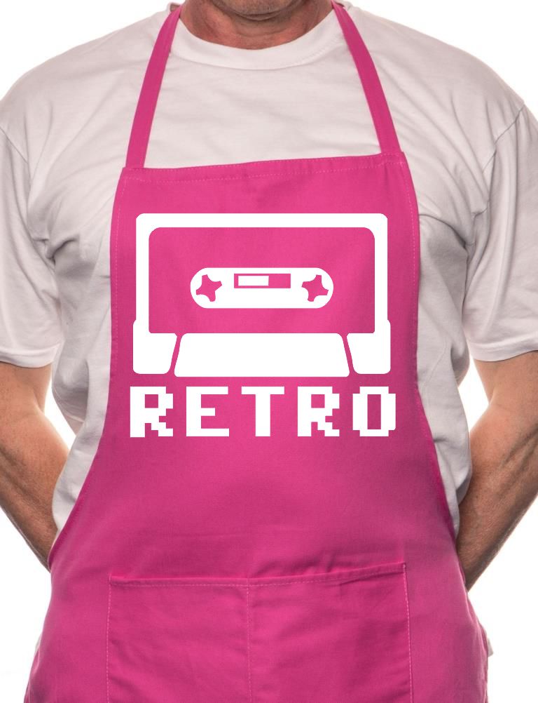 Retro Music BBQ Cooking Apron