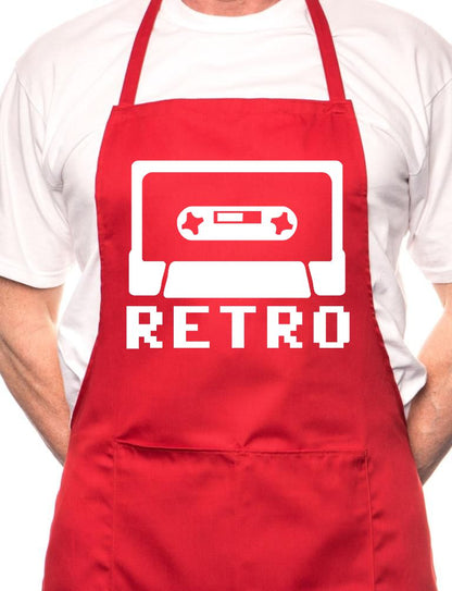 Retro Music BBQ Cooking Apron