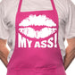 Kiss My Ass Funny BBQ Cooking Funny Novelty Apron