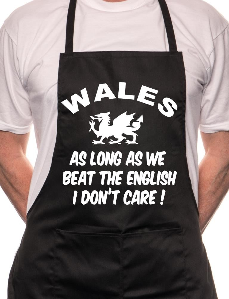 Adult Welsh Rugby Beat The English BBQ Cooking Funny Novelty Apron
